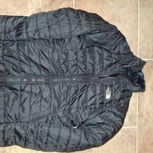 The North Face Black Puffer Reversible Girls Jacket M 10/12